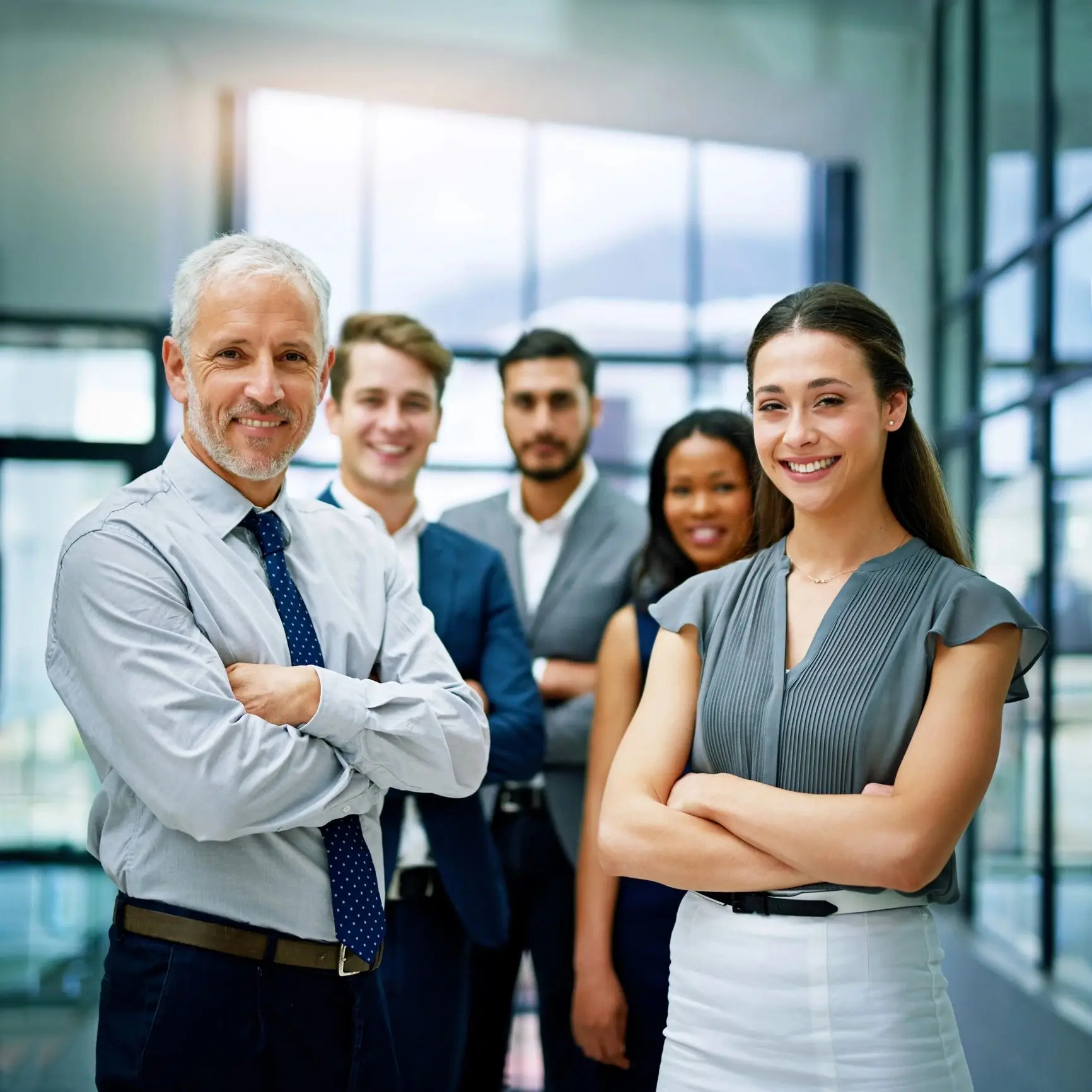 Professional team member representing solutions design
